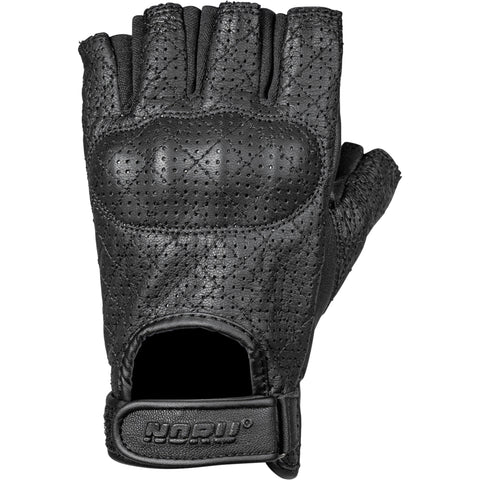 Noru  Kote Fingerless Leather Men's Street Gloves-9034