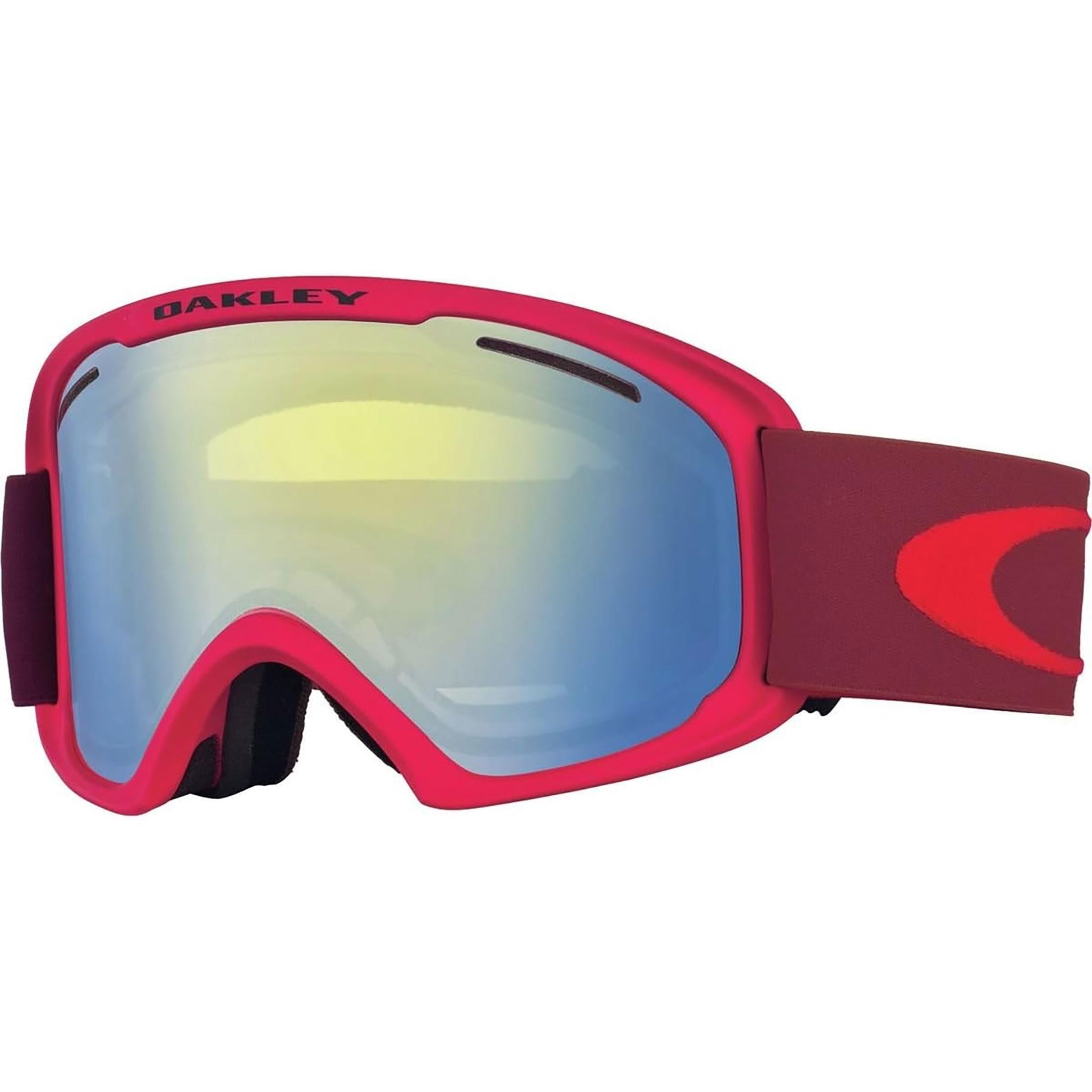 Oakley Adult O2 XL Snow Red Rhone/high Intensity Yellow One Size Goggles