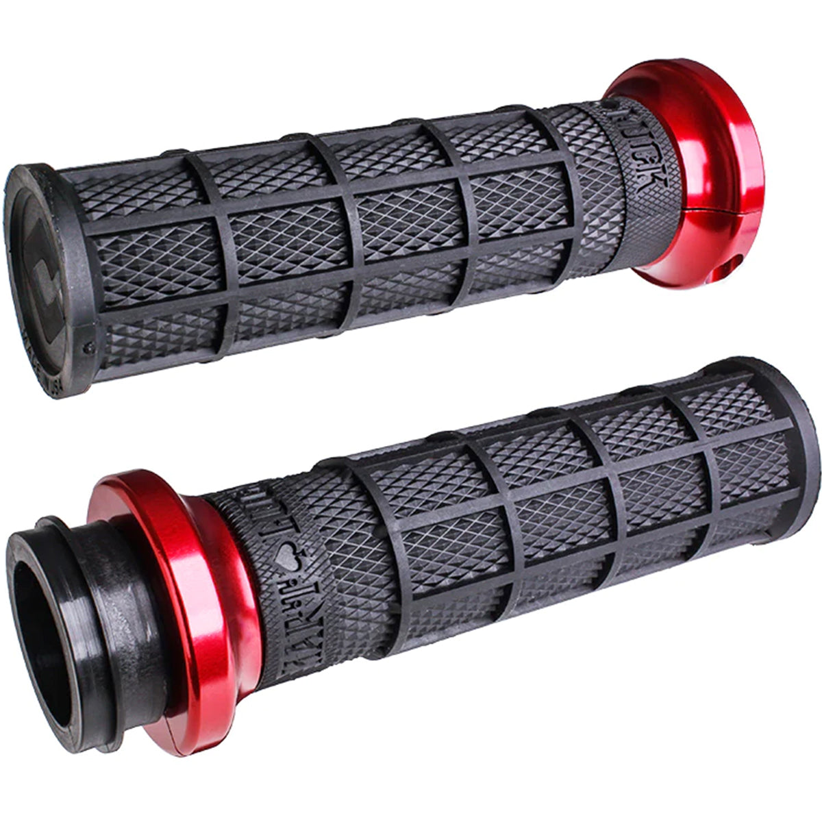 ODI Harley Davidson 2008+ TBW Hart-Luck Signature Lock-On Waffle Style Cruiser Hand Grips-206