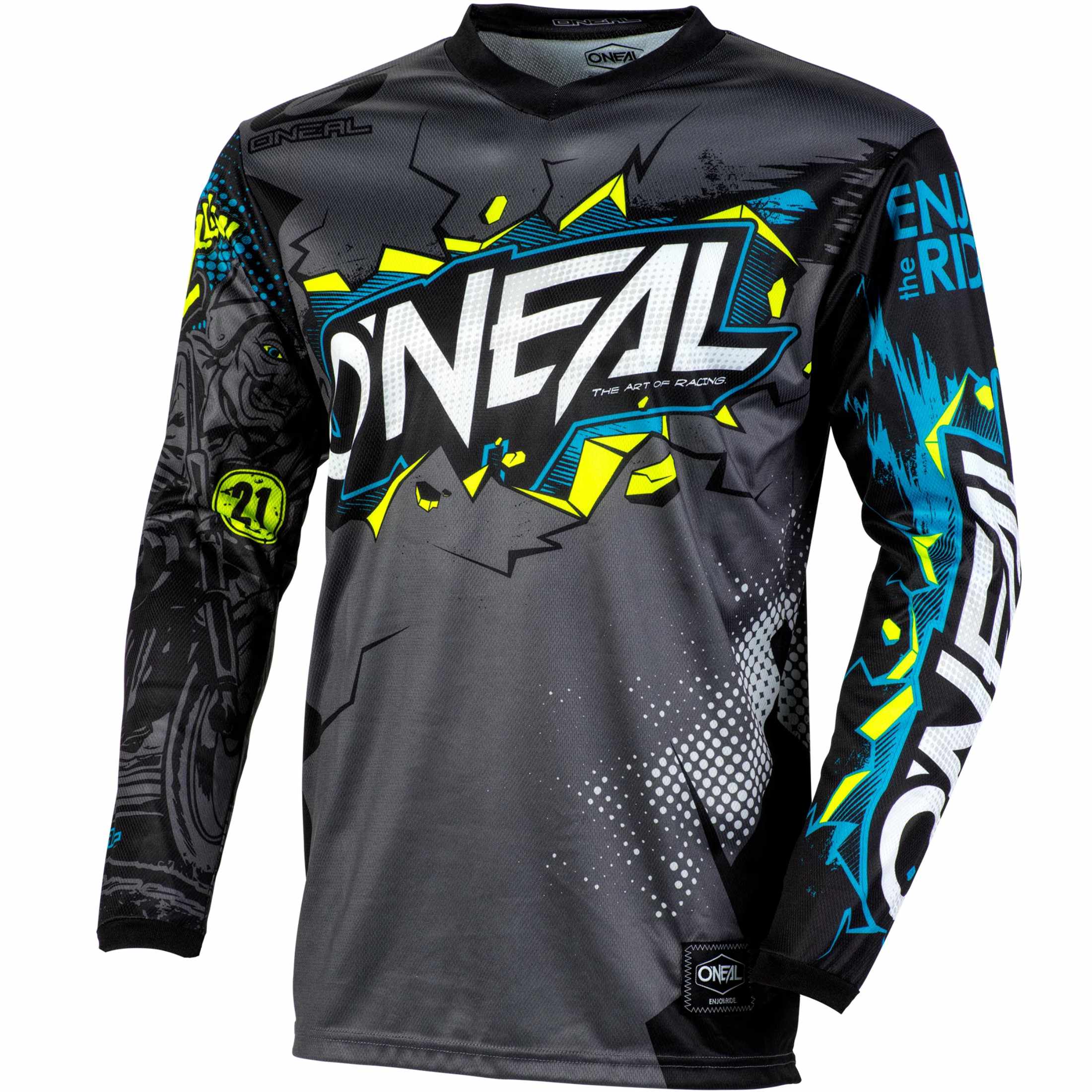 O'Neal Element Villain LS Men's Off-Road Jerseys-001E