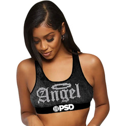 PSD Angel Velour Sports Bra Women's Top Underwear (Refurbished)