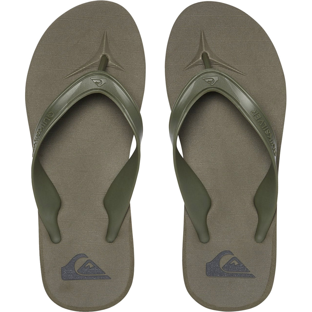 Quiksilver Carver Deluxe Men's Sandal Footwear - Green/Green/Green