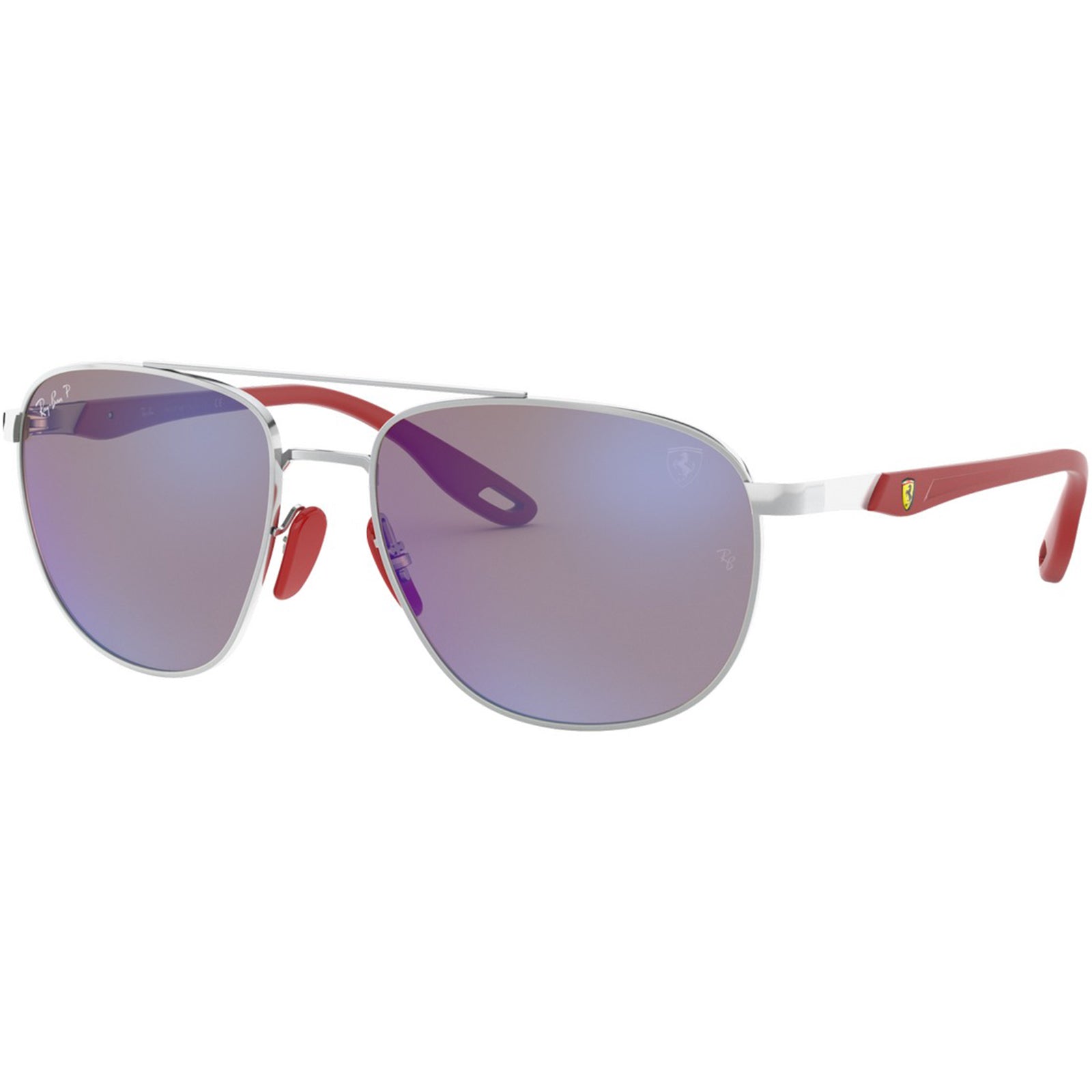 Ray-Ban RB3659M Scuderia Ferrari Collection Men's Aviator Polarized Sunglasses-0RB3659M