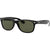 Ray-Ban New Wayfarer Adult Lifestyle Polarized Sunglasses (Refurbished)