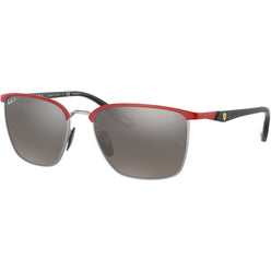 Ray-Ban RB3673M Scuderia Ferrari Collection Adult Lifestyle Polarized Sunglasses (Refurbished, Without Tags)