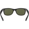 Ray-Ban New Wayfarer Classic Adult Lifestyle Sunglasses (Refurbished, Without Tags)