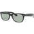 Ray-Ban New Wayfarer Washed Lenses Adult Lifestyle Sunglasses (Refurbished, Without Tags)