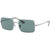 Ray-Ban Rectangle 1969 Adult Lifestyle Sunglasses (Refurbished, Without Tags)