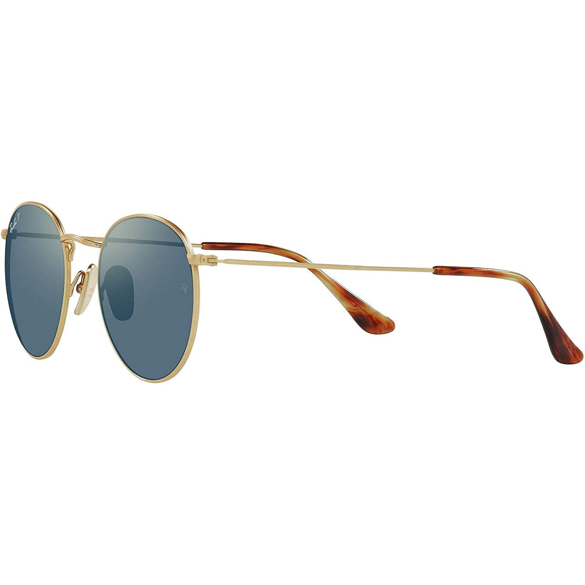 Ray-Ban Round Titanium Adult Lifestyle Polarized Sunglasses-0RB8247