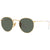 Ray-Ban Round Titanium Adult Wireframe Polarized Sunglasses (Refurbished, Without Tags)