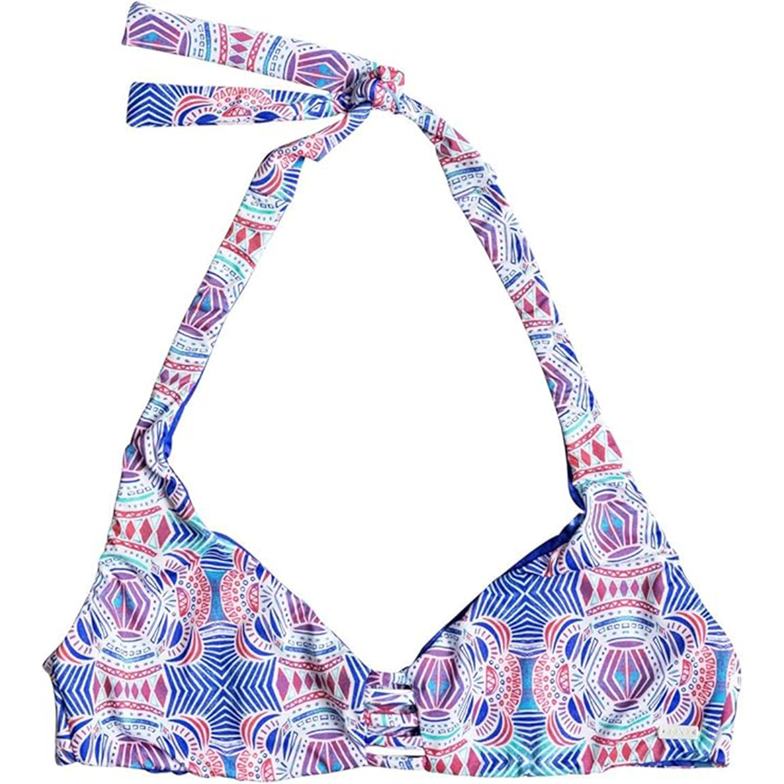 Roxy Print Strappy Love Reversible Athletic Triangle Women's Top Swimwear-ERJX303380