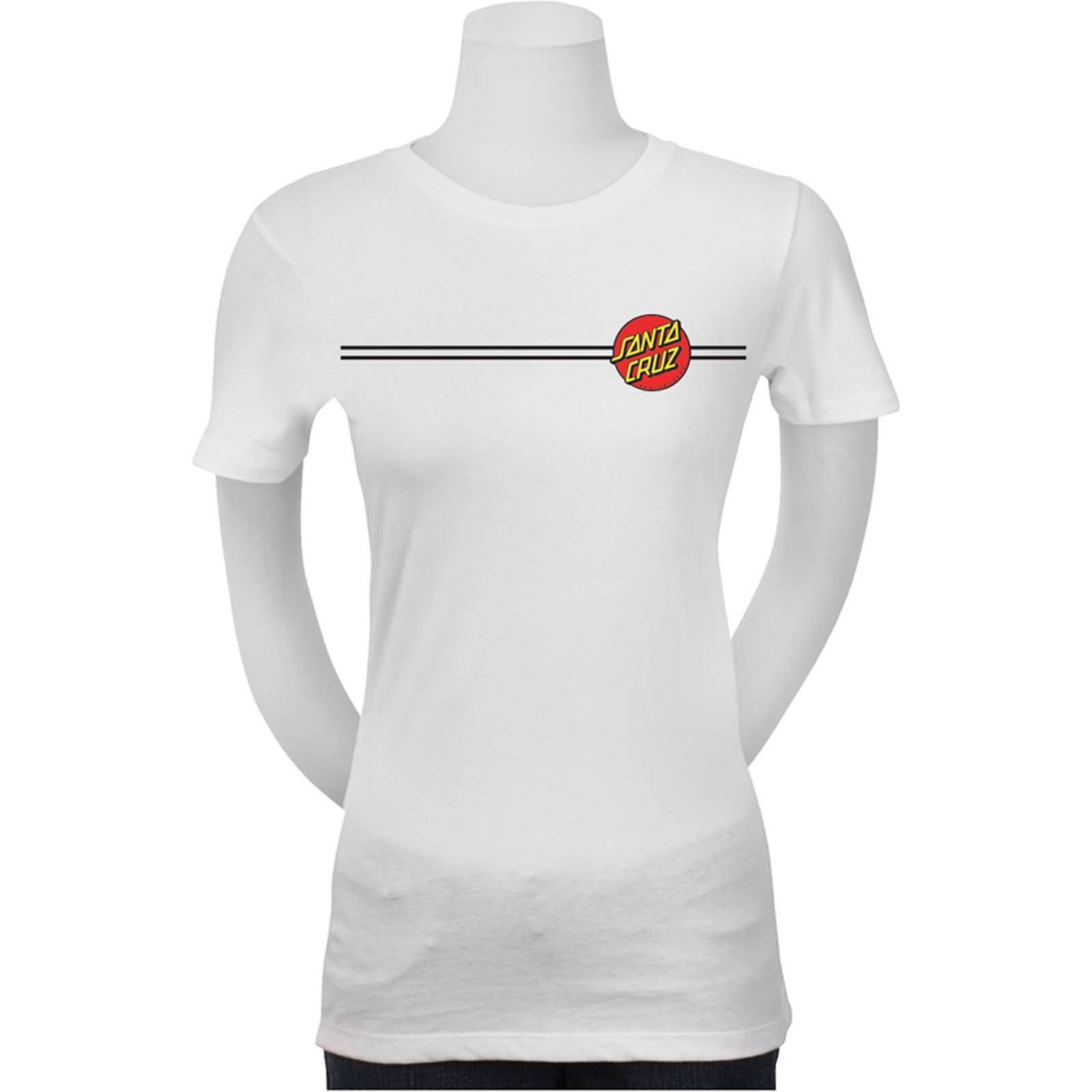 Santa Cruz Classic Dot Fitted Youth Girls Short-Sleeve Shirts-44151288
