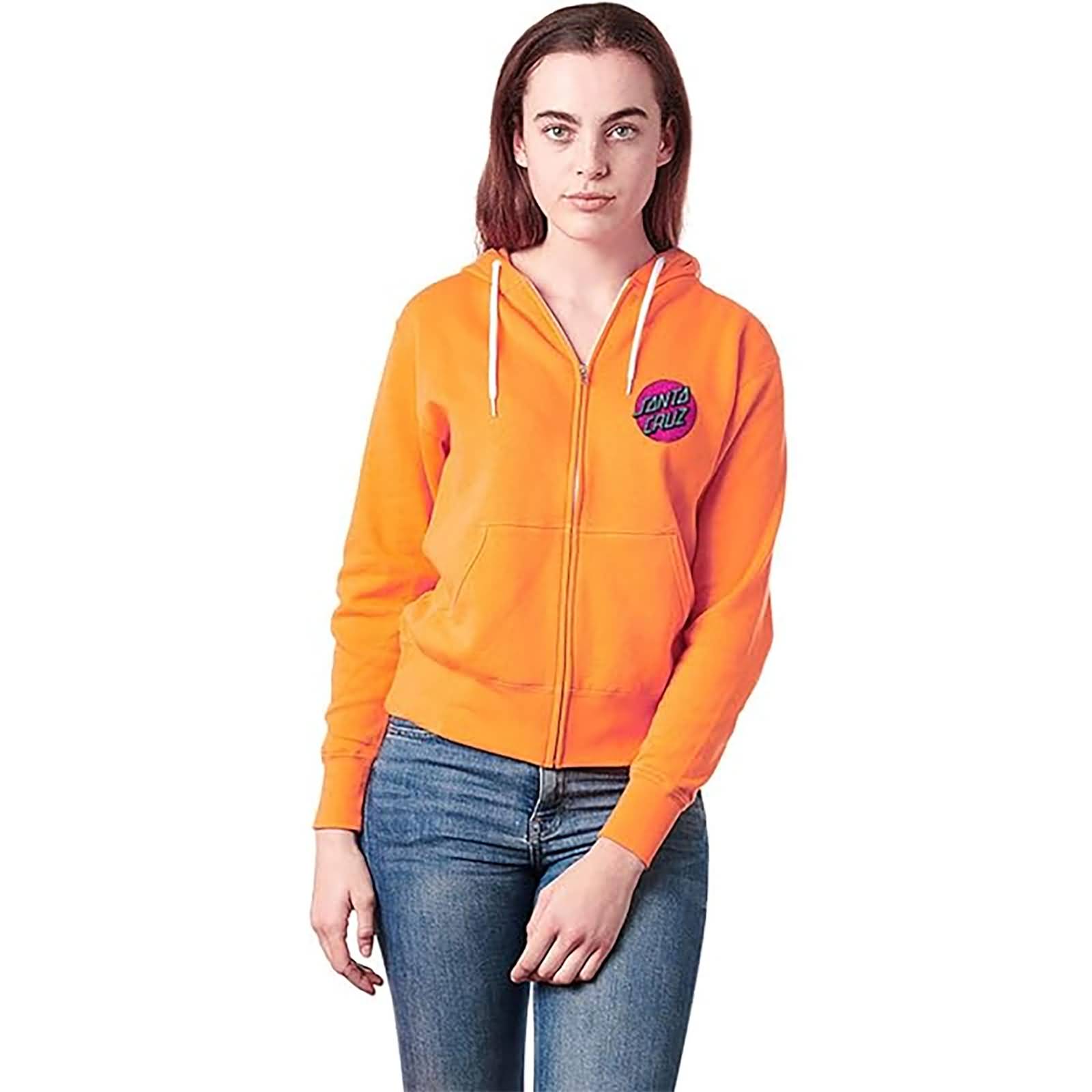 Santa Cruz Other Dot MW Women's Hoody Zip Sweatshirts-44251345