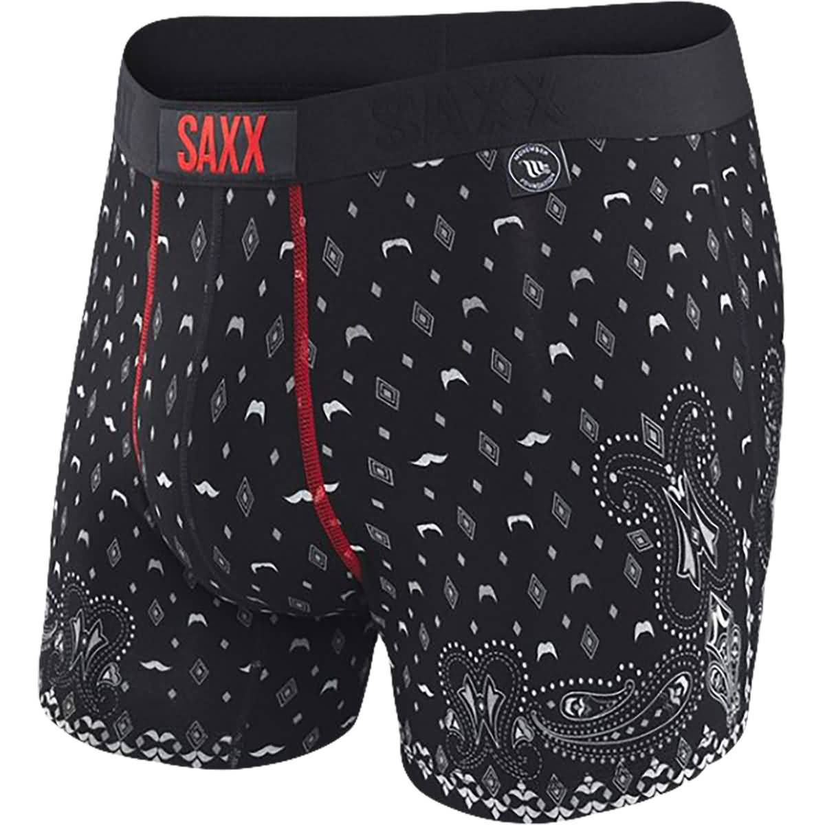 Saxx Vibe Movember Stache Boxer Men's Bottom Underwear (Brand New ...