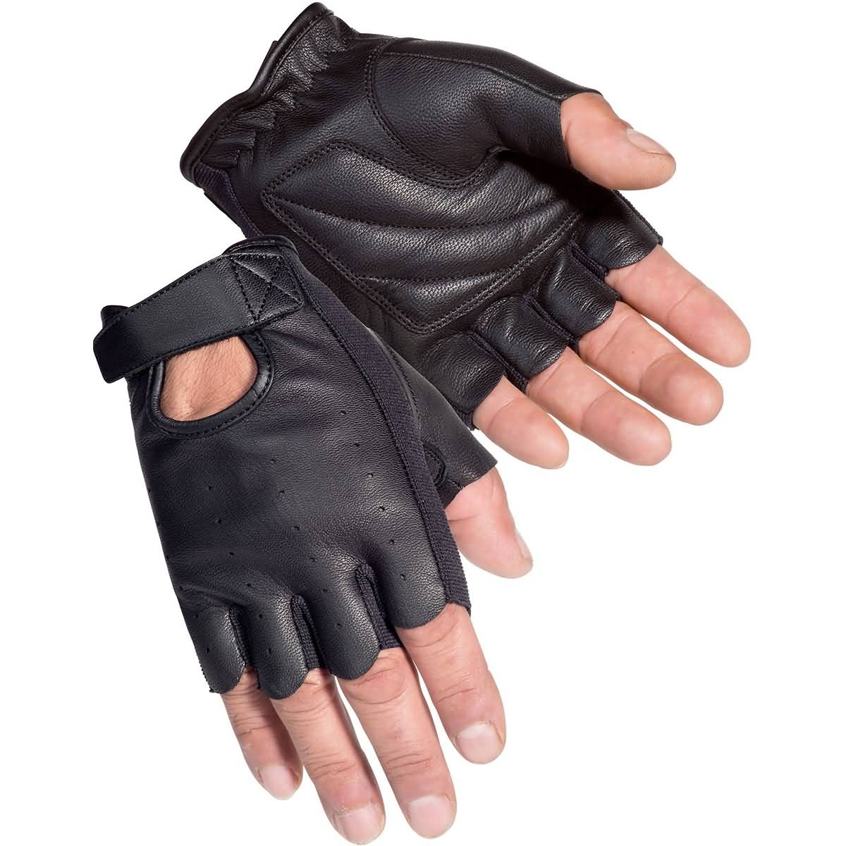 Tour Master Select Fingerless 2.0 Men's Cruiser Gloves-8412
