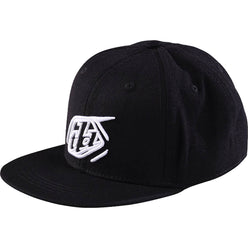 Troy Lee Designs Cropped Badge Flat Bill Youth Snapback Adjustable Hats