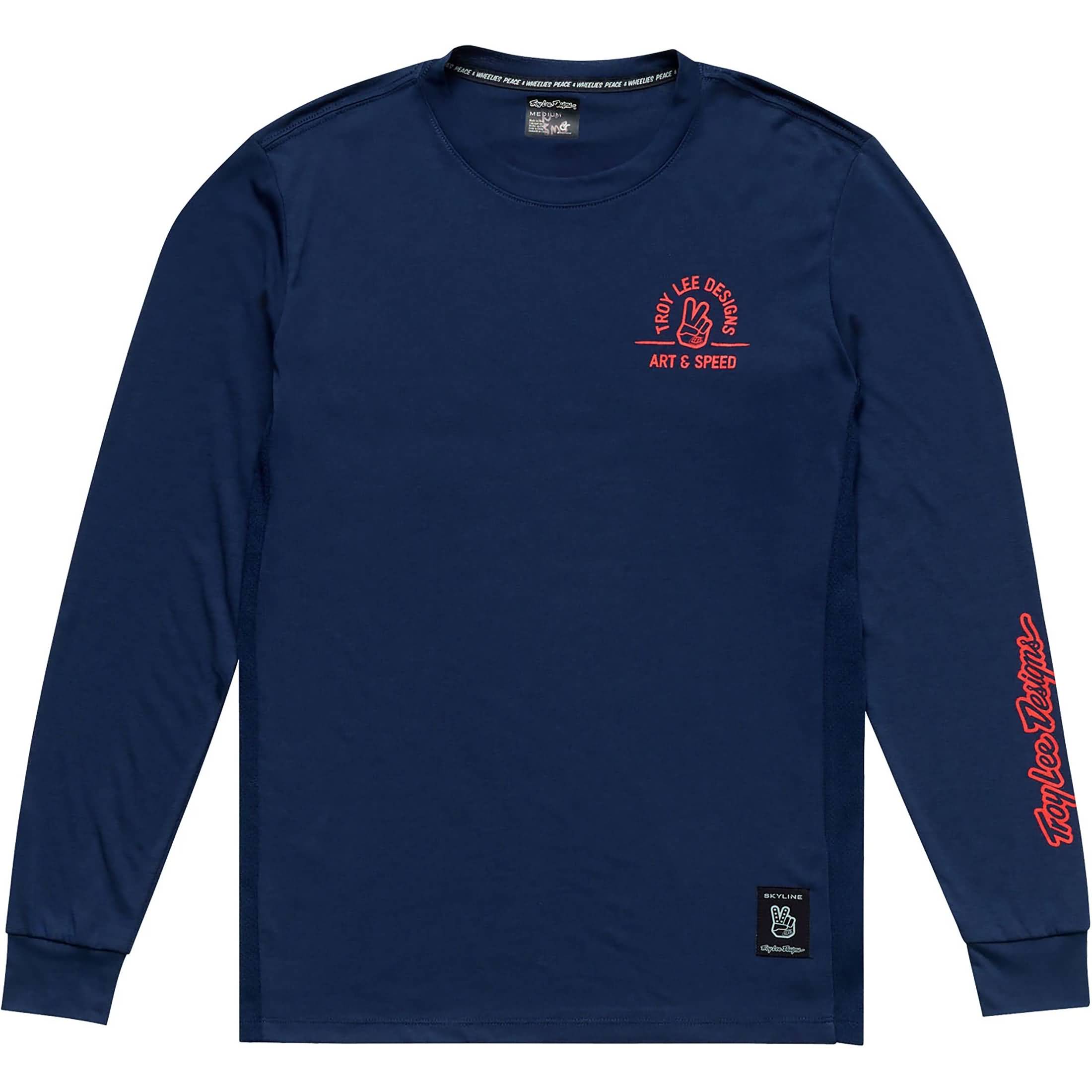 Troy Lee Designs Skyline Ride Tee Locals LS Men's MTB Jerseys-383871002