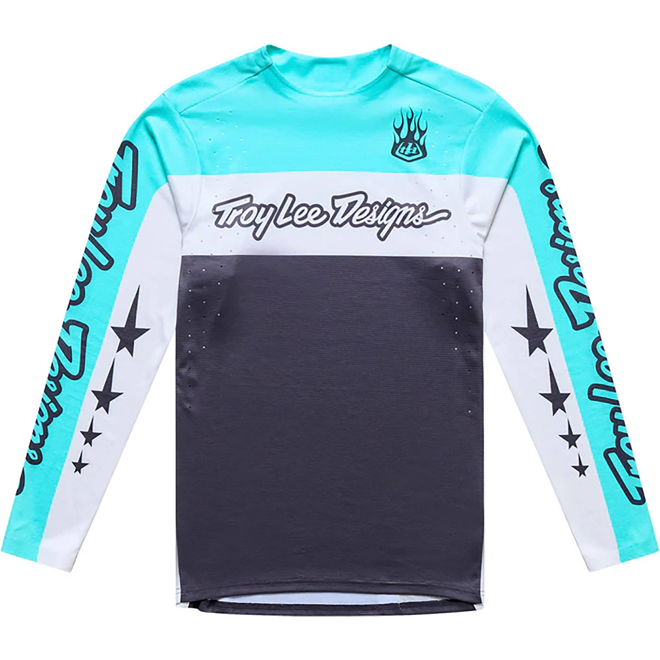 Troy Lee Designs Sprint Pro Yo Moto LS Men's MTB Jerseys-313052002