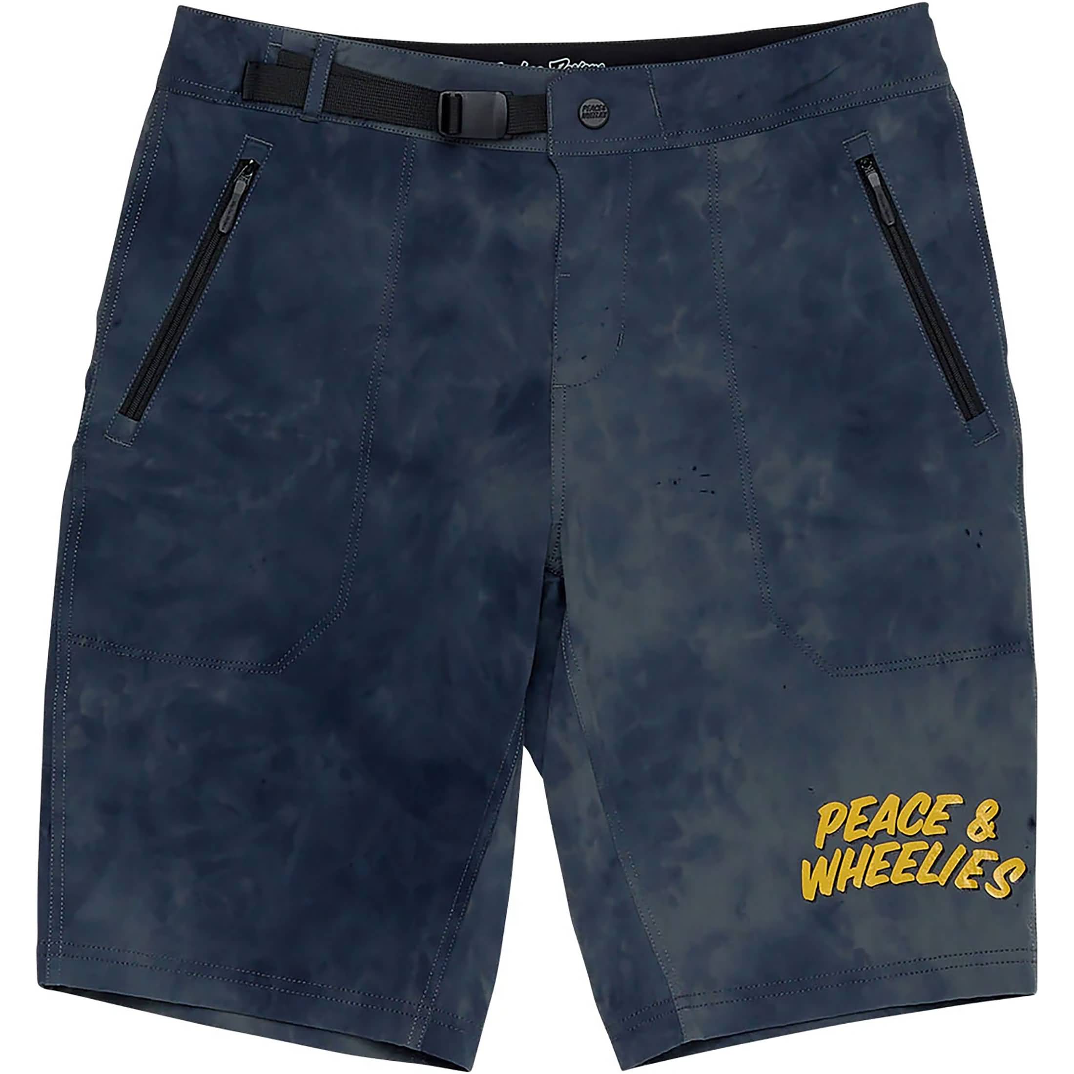 Troy Lee Designs Men's Flowline Mountain Bike Shorts - Removable Liner & Chamois For Trail Riding Comfort