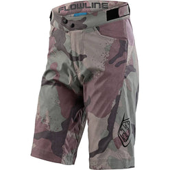 Troy Lee Designs Flowline Camo No Liner Youth MTB Shorts
