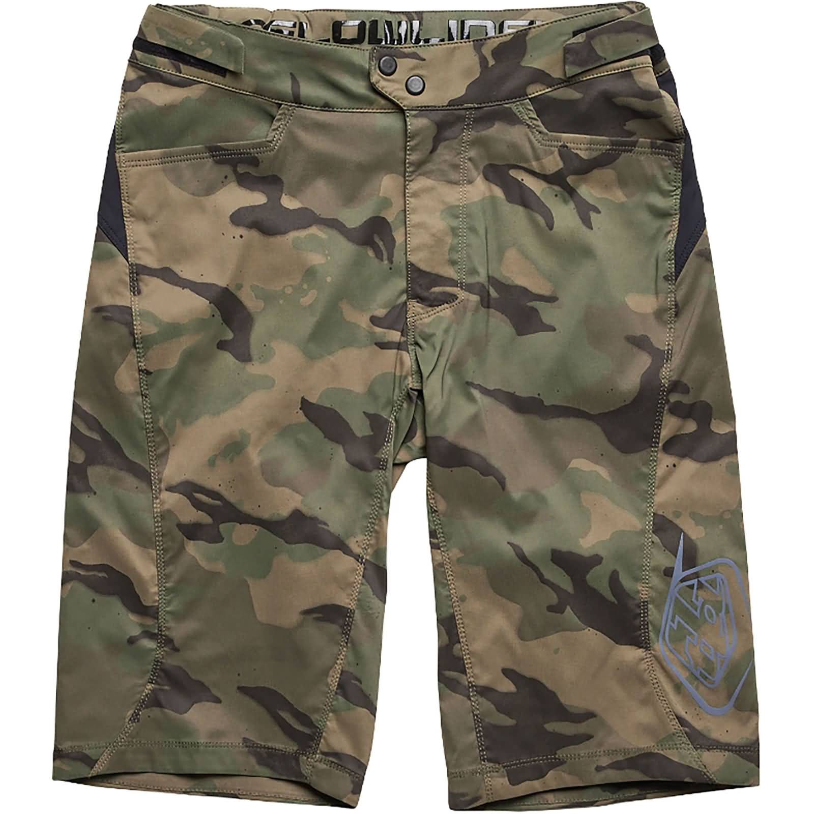 Troy Lee Designs Flowline Spray Camo No Liner Youth MTB Shorts-268529003