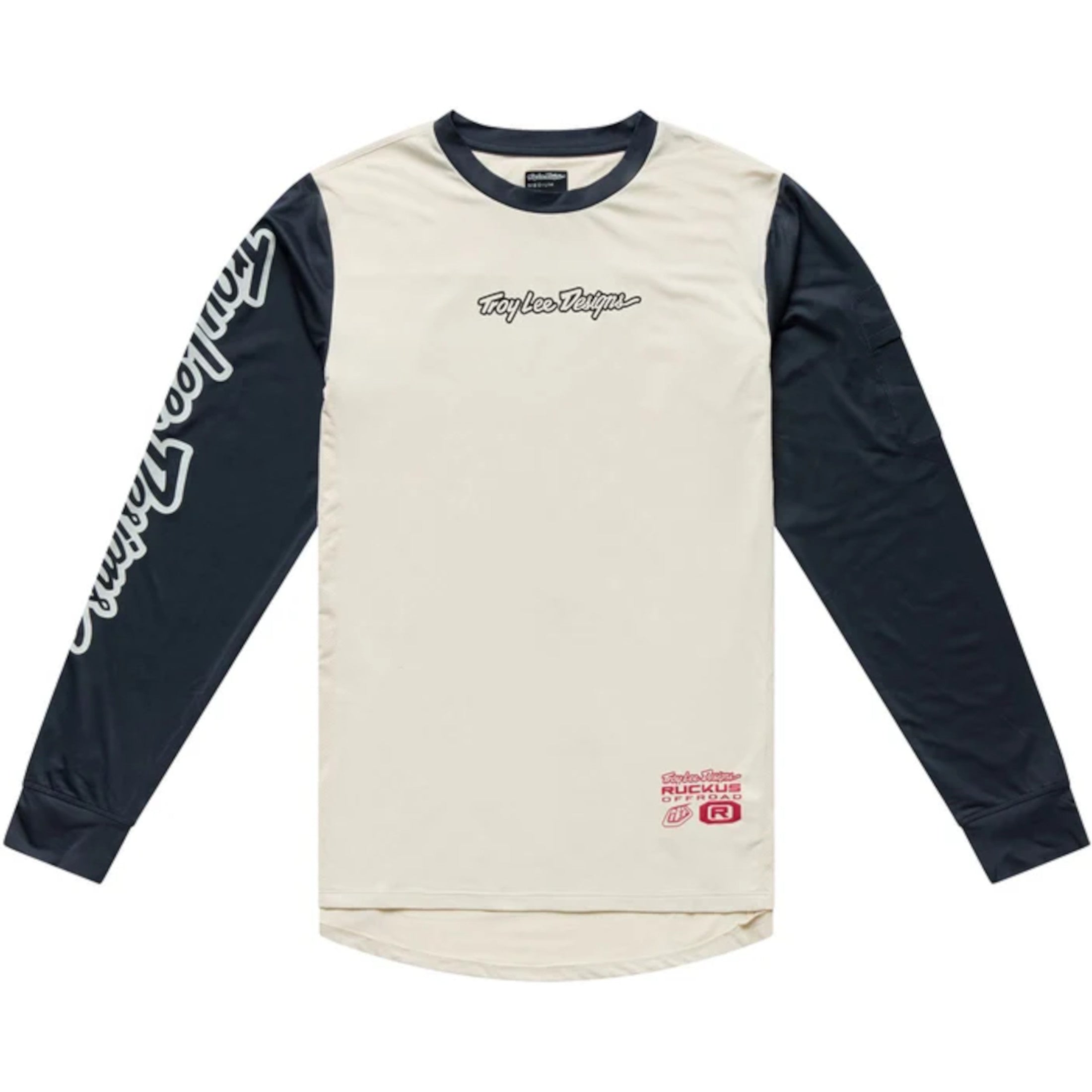 Troy Lee Designs Ruckus Signature LS Men's Off-Road Jerseys - Pumice / Carbon