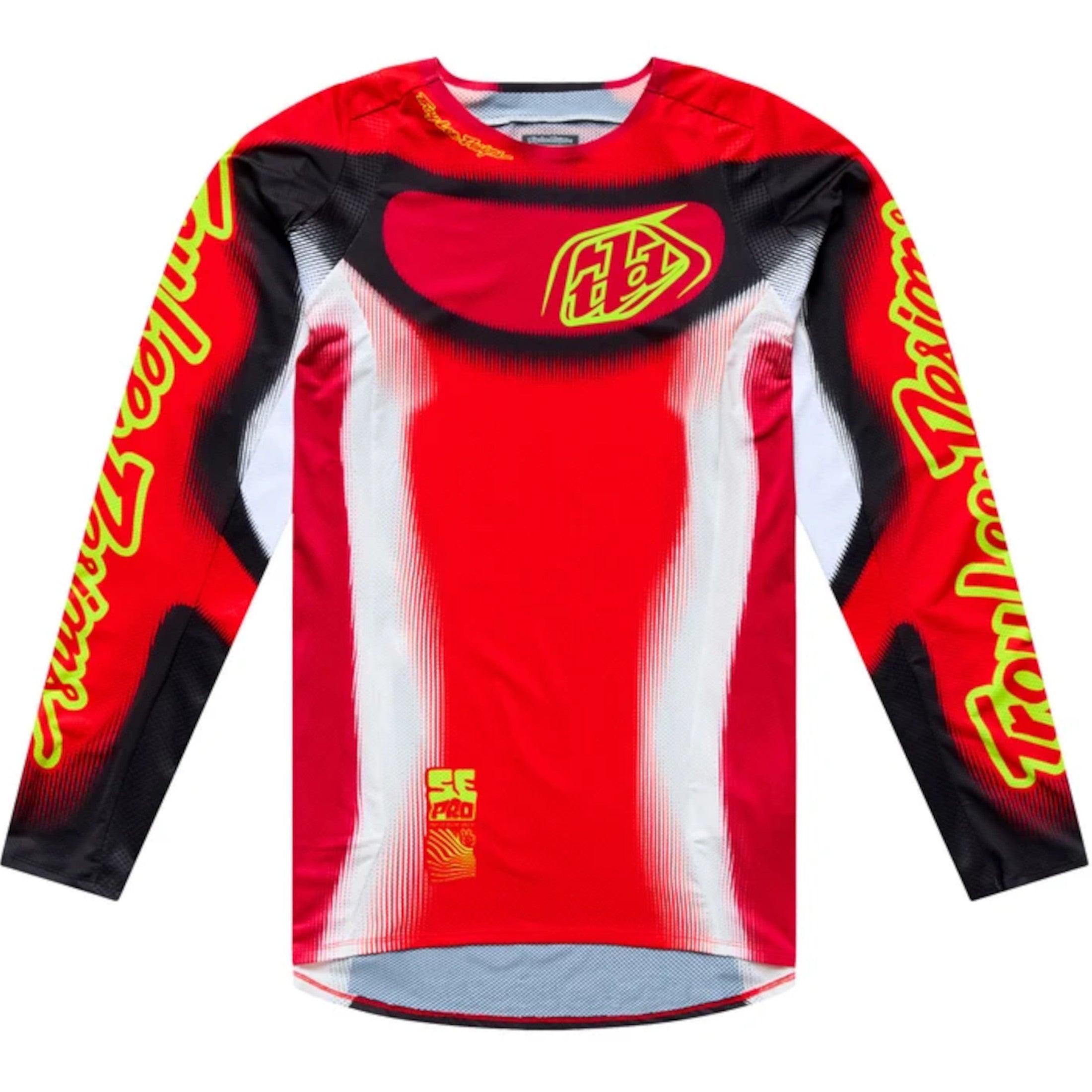 Troy Lee Designs SE Pro Illusion LS Men's Off-Road Jerseys - Red / Black