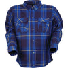 Z1R Ashwood Flannel Men's Button Up Long-Sleeve Shirts
