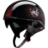 Z1R Vagrant Red Catrina Adult Cruiser Helmets