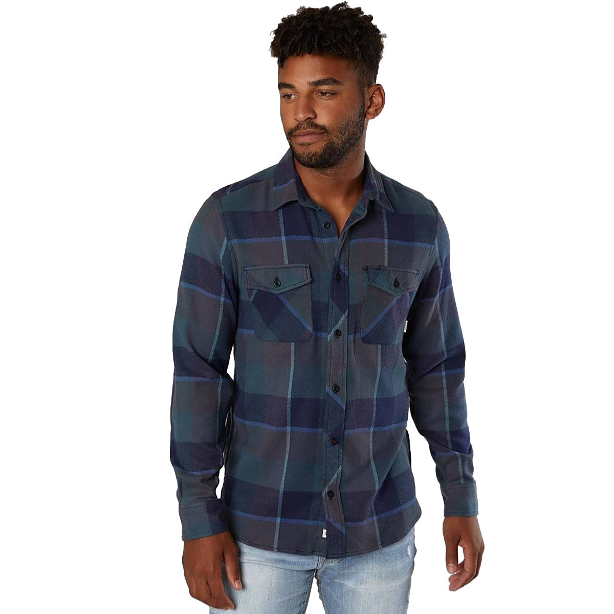 Element Tacoma 3C Men's Button Up Long-Sleeve Shirts-M566VET3