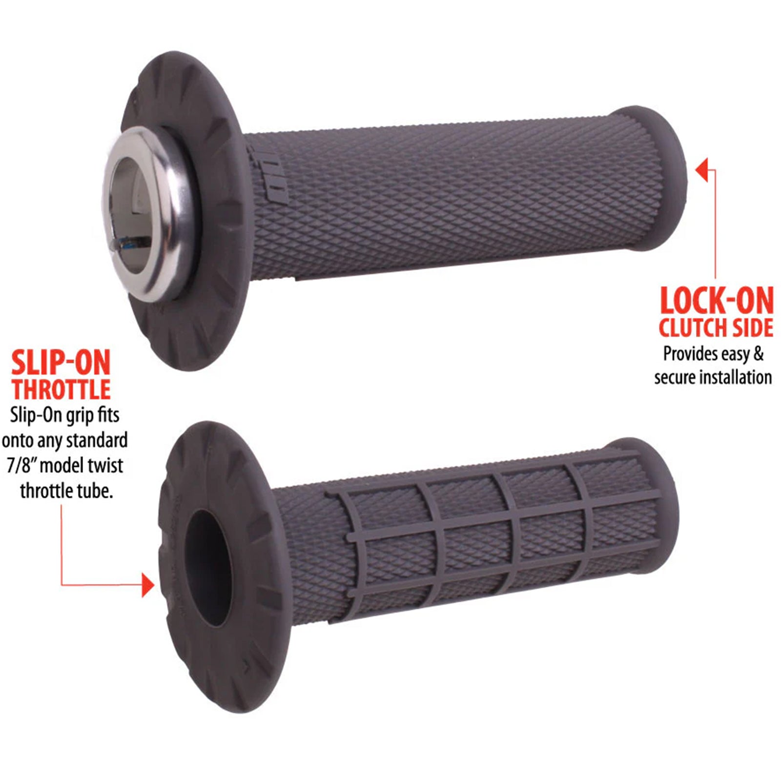 ODI Universal Lock-On Half-Waffle Mx Hand Grips-206