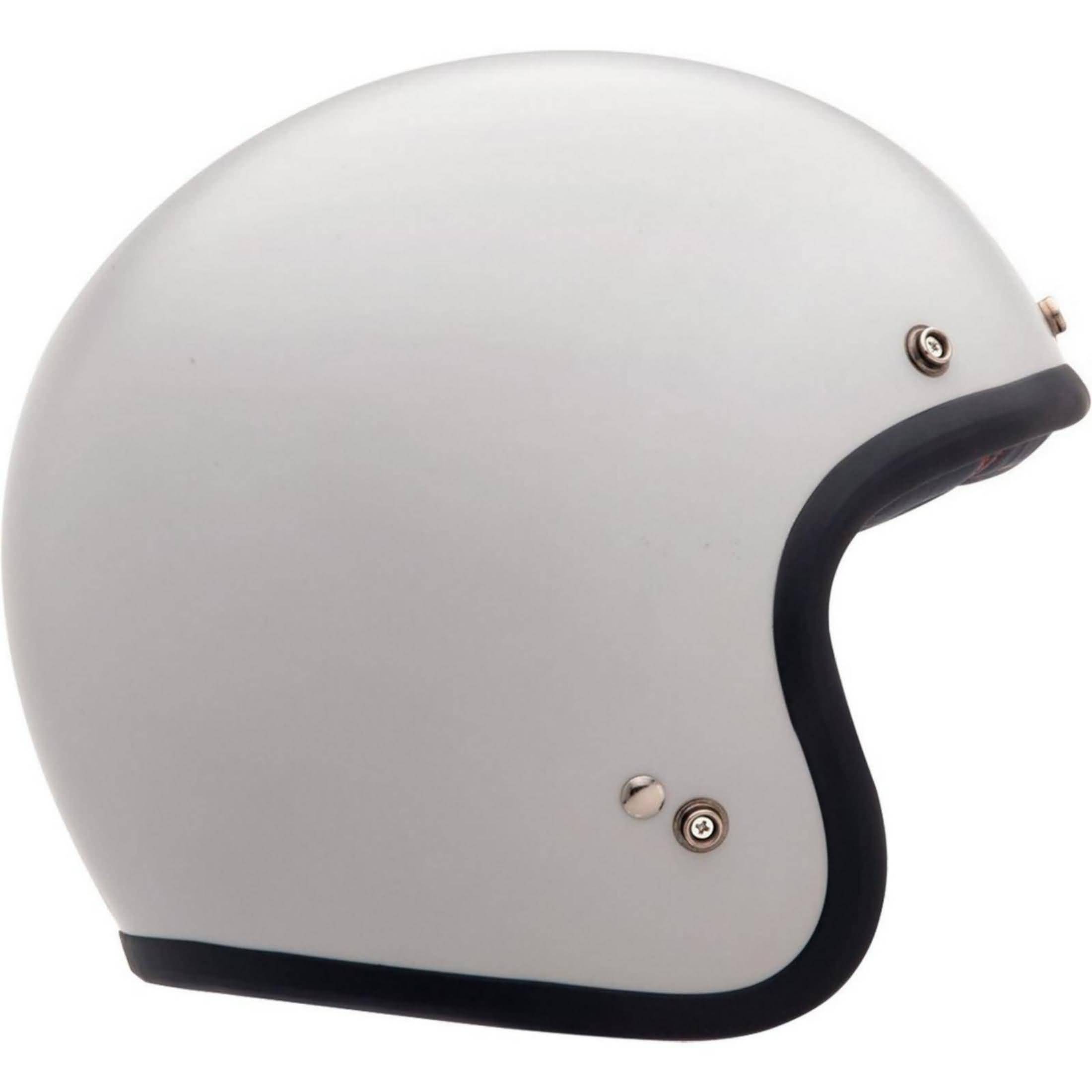 bell 500 custom helmet shield Bell 500 Solid White Open Face Helmet