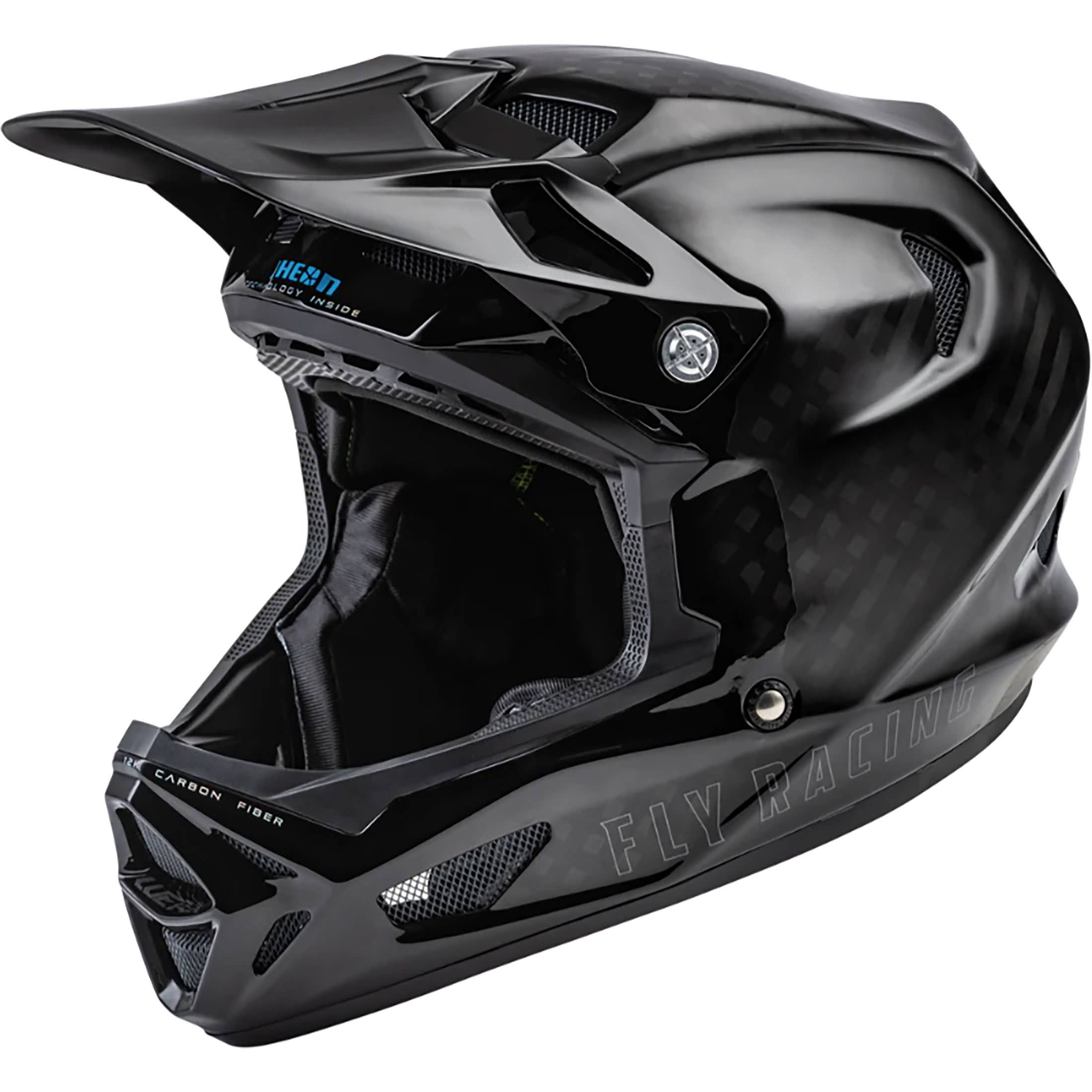 Fly Racing Werx-R Carbon Solid Youth MTB Helmets-73-9220