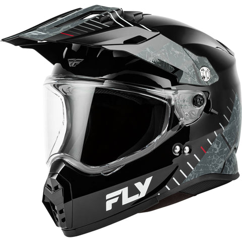 Fly Racing Trekker Granite Adult Off-Road Helmets - Black / Grey