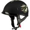 GMAX HH-65 DRK1 W/Peak Visor Adult Cruiser Helmets