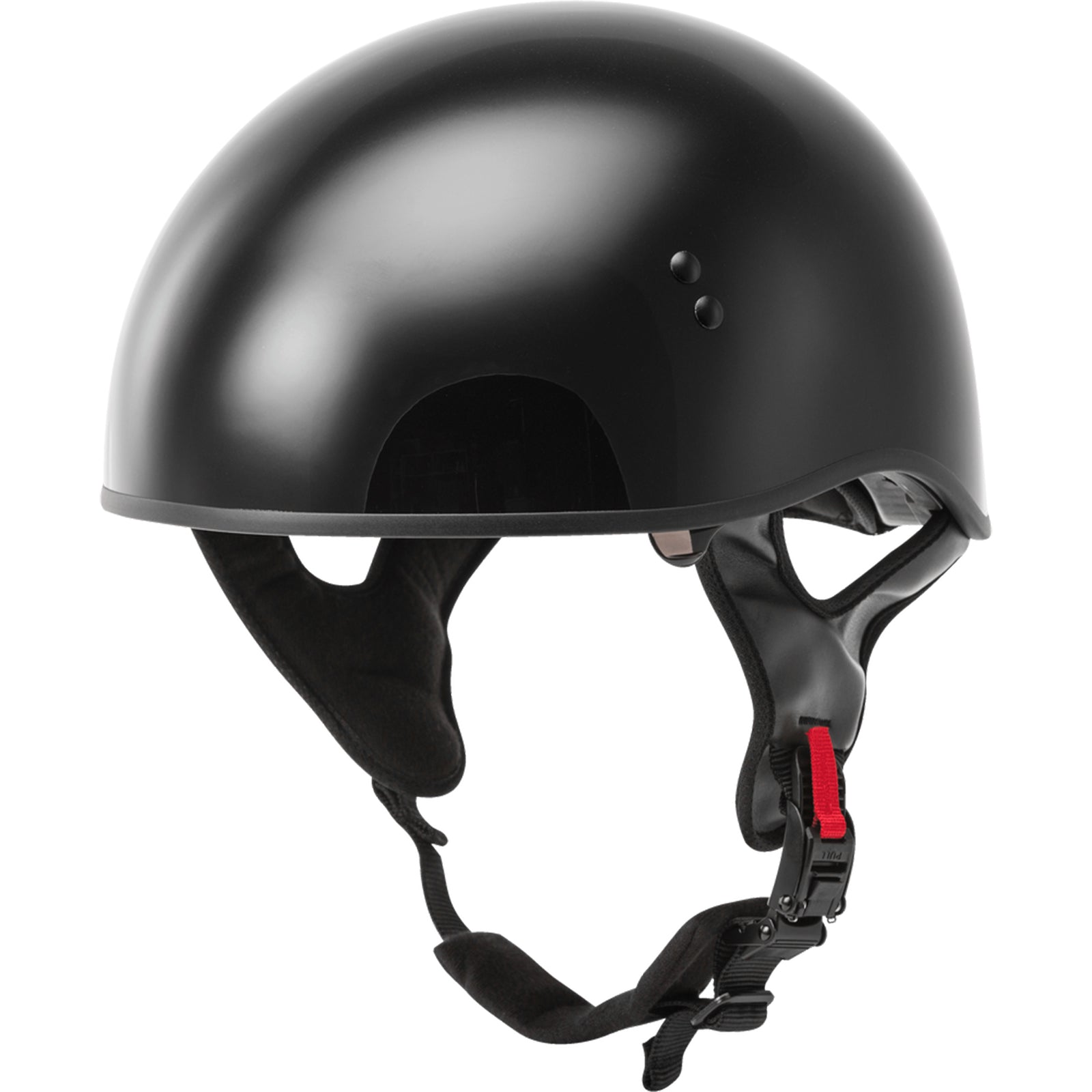 cruiser motorcycle half helmet GMAX HH-65 Half Helmet Naked Black LG