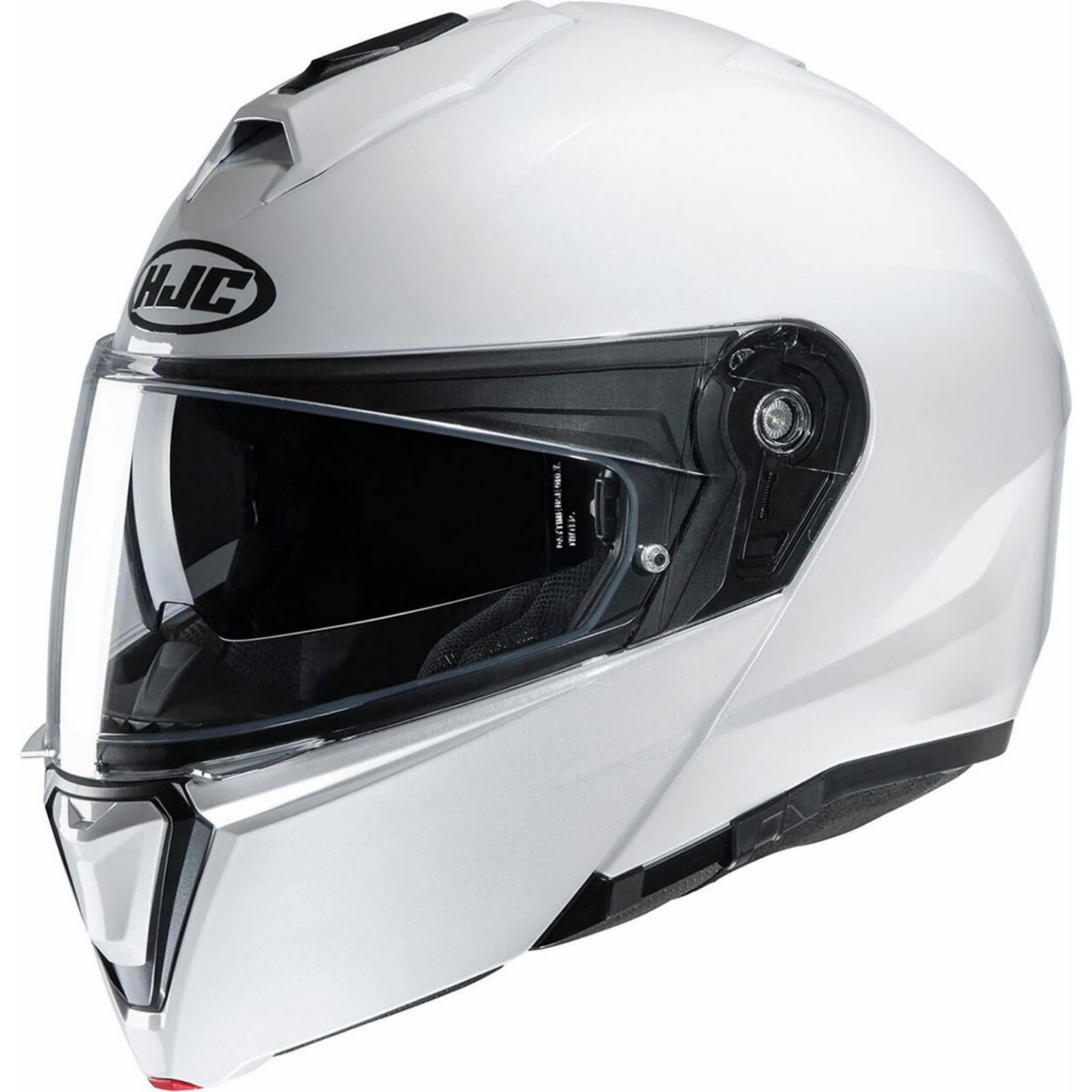 hjc cl-max 3 modular helmet white HJC i90 Stone Grey Helmet