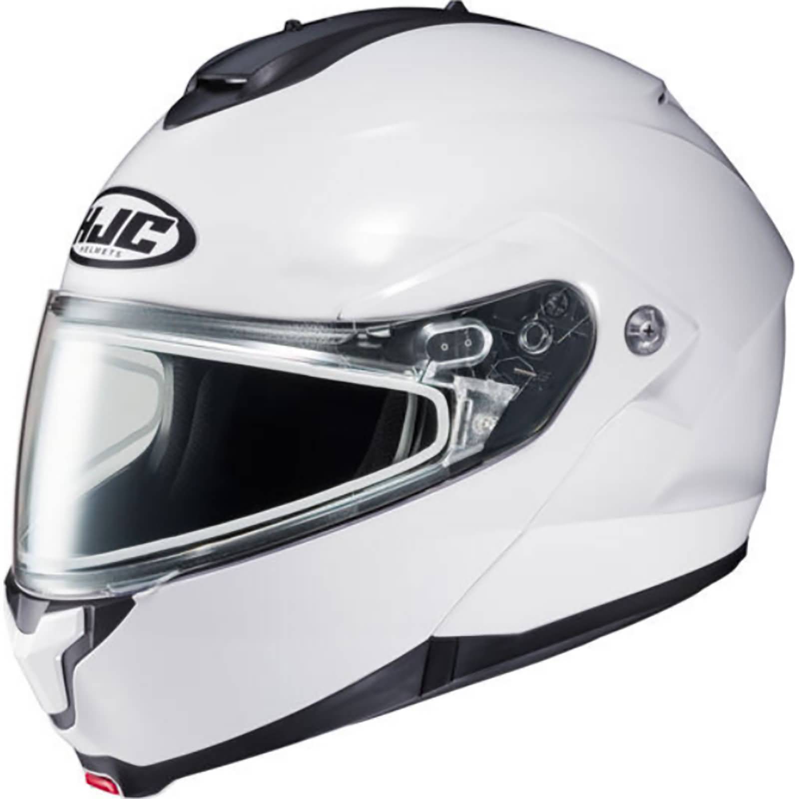 heated visors for hjc helmets HJC C91 Snow Helmet, Electric Shield / Semi-Flat Pearl White / Medium