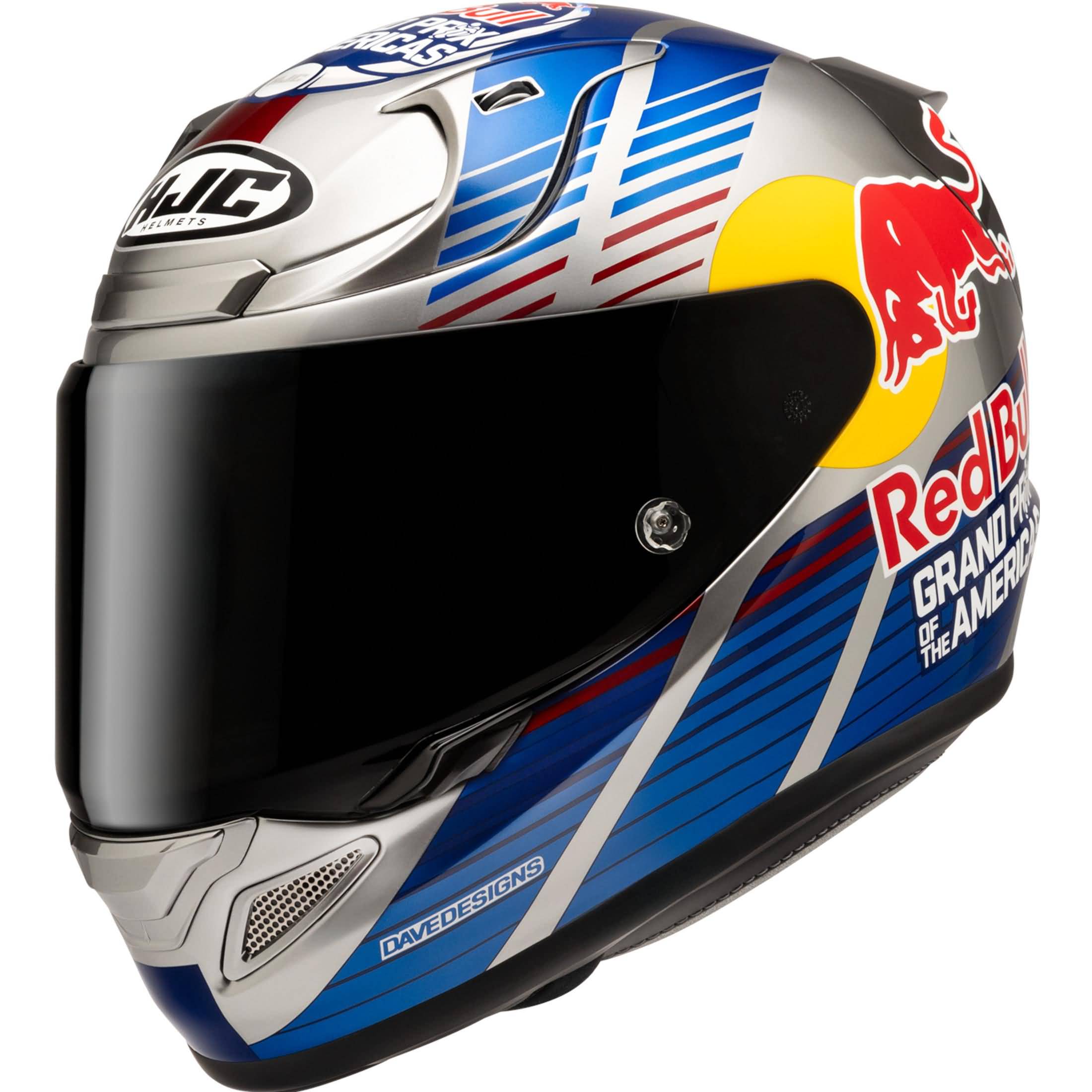 HJC RPHA 12N Red Bull Austin GP 2 Adult Street Helmets-0872