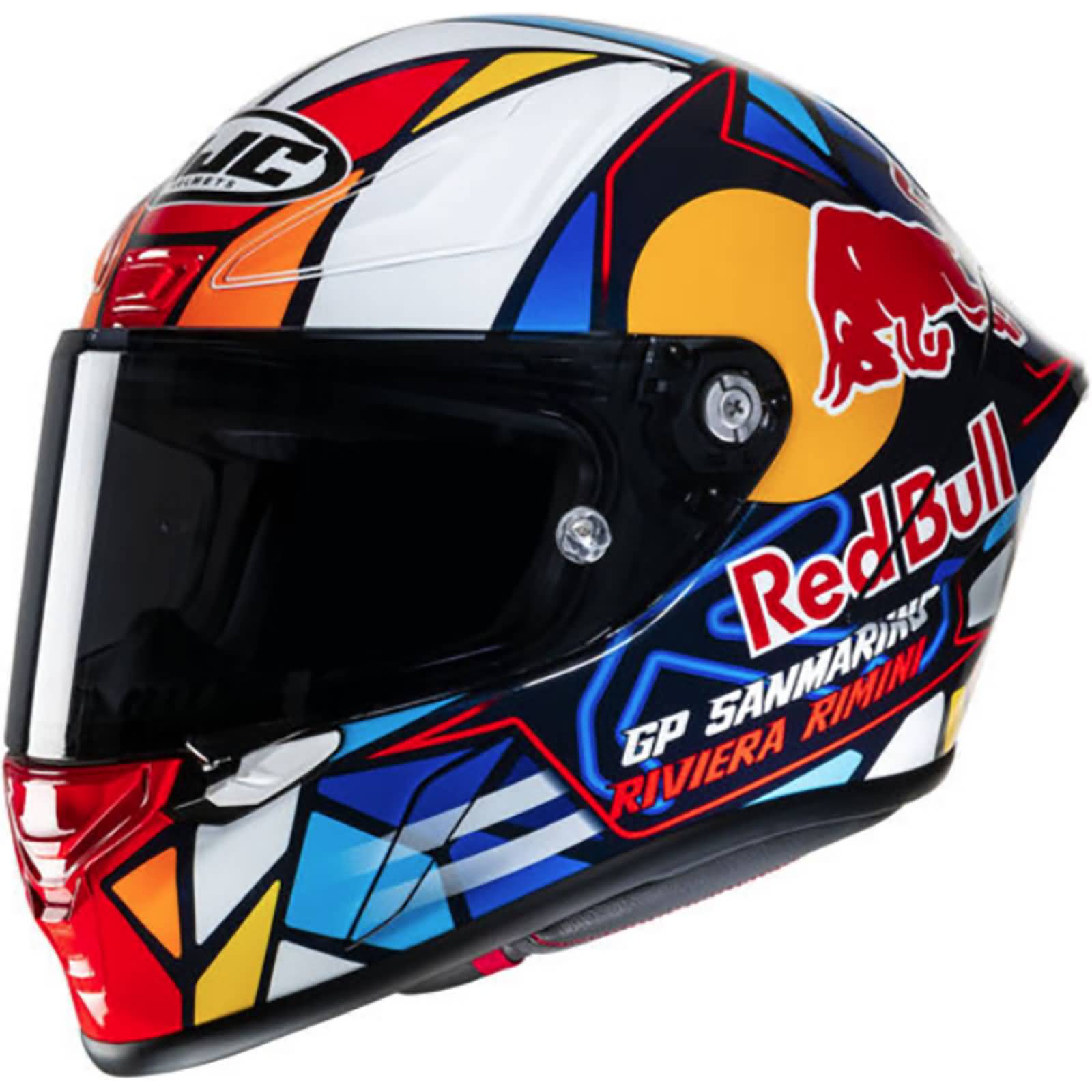 HJC RPHA 1N Misano Red Bull LE Adult Street Helmets-0809