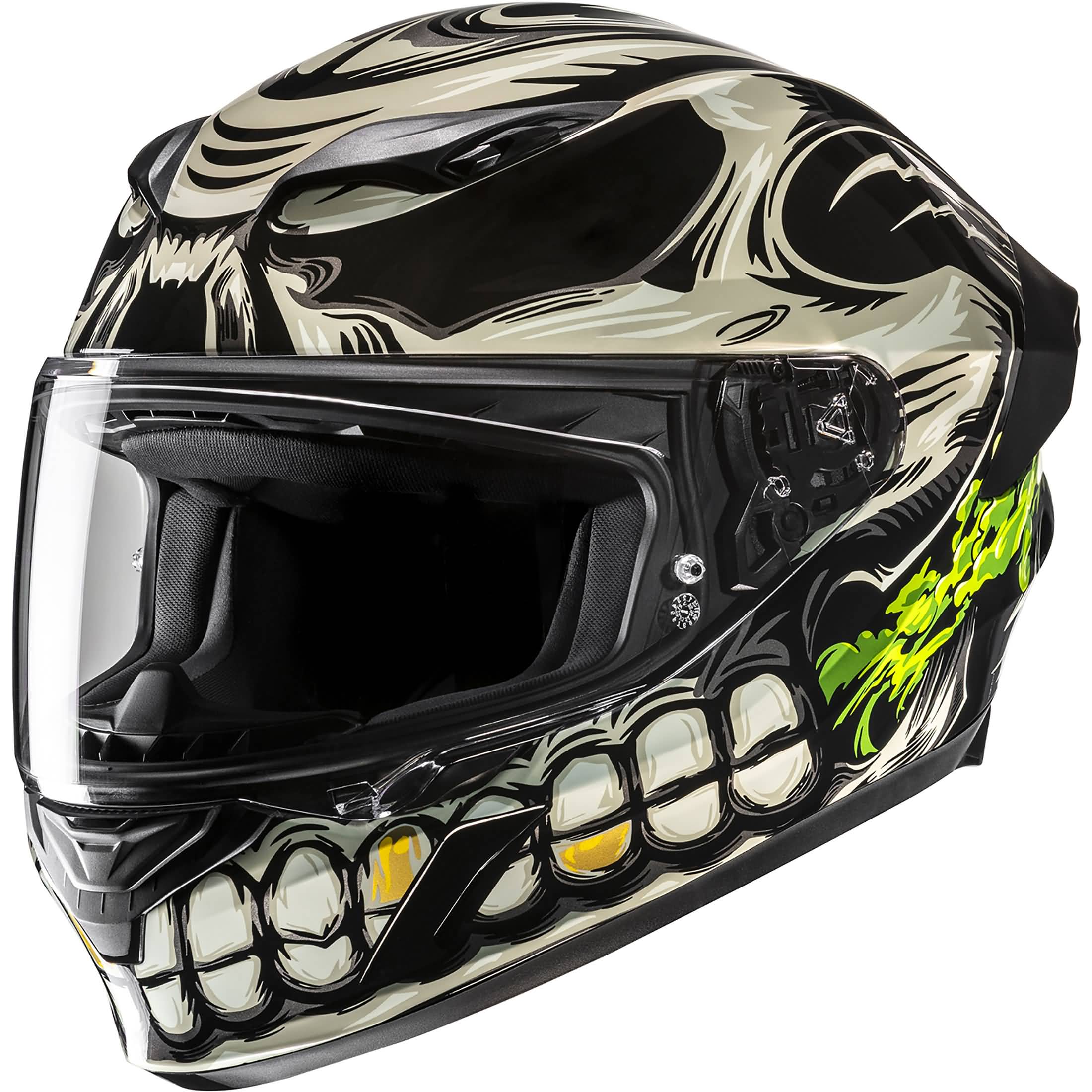 HJC i11 Acid Skull Adult Street Helmets-0810