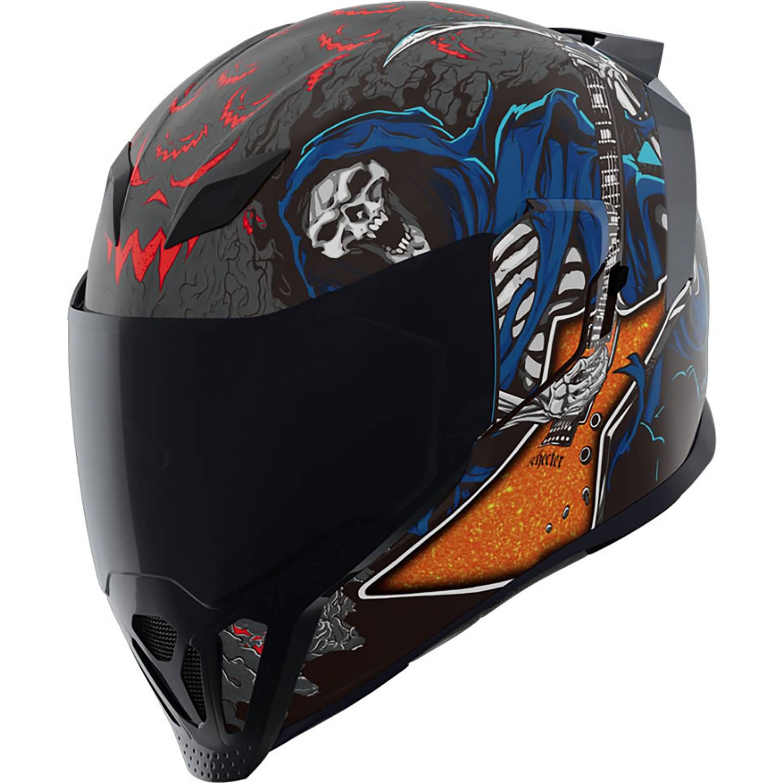 Icon Airflite Trick or Street 4 Adult Street Helmets Black X Small