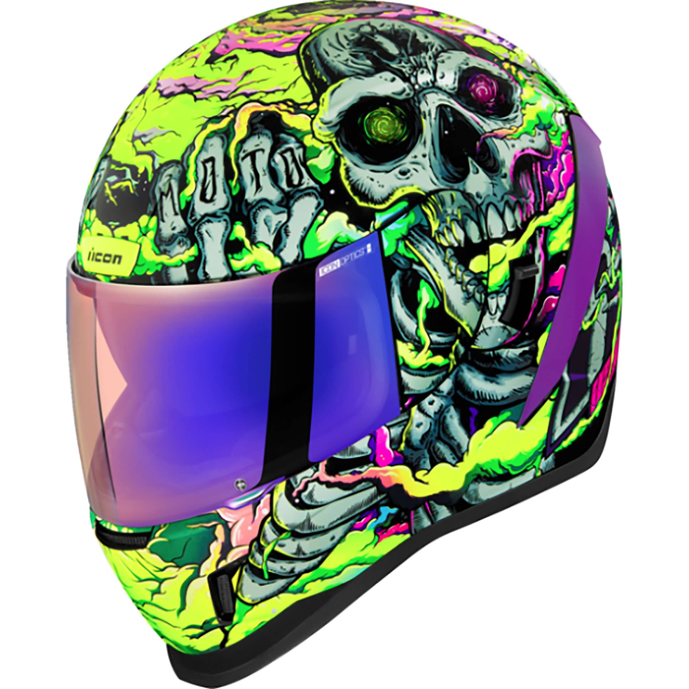 Icon Airform Hippie Dippy Adult Street Helmets-0101