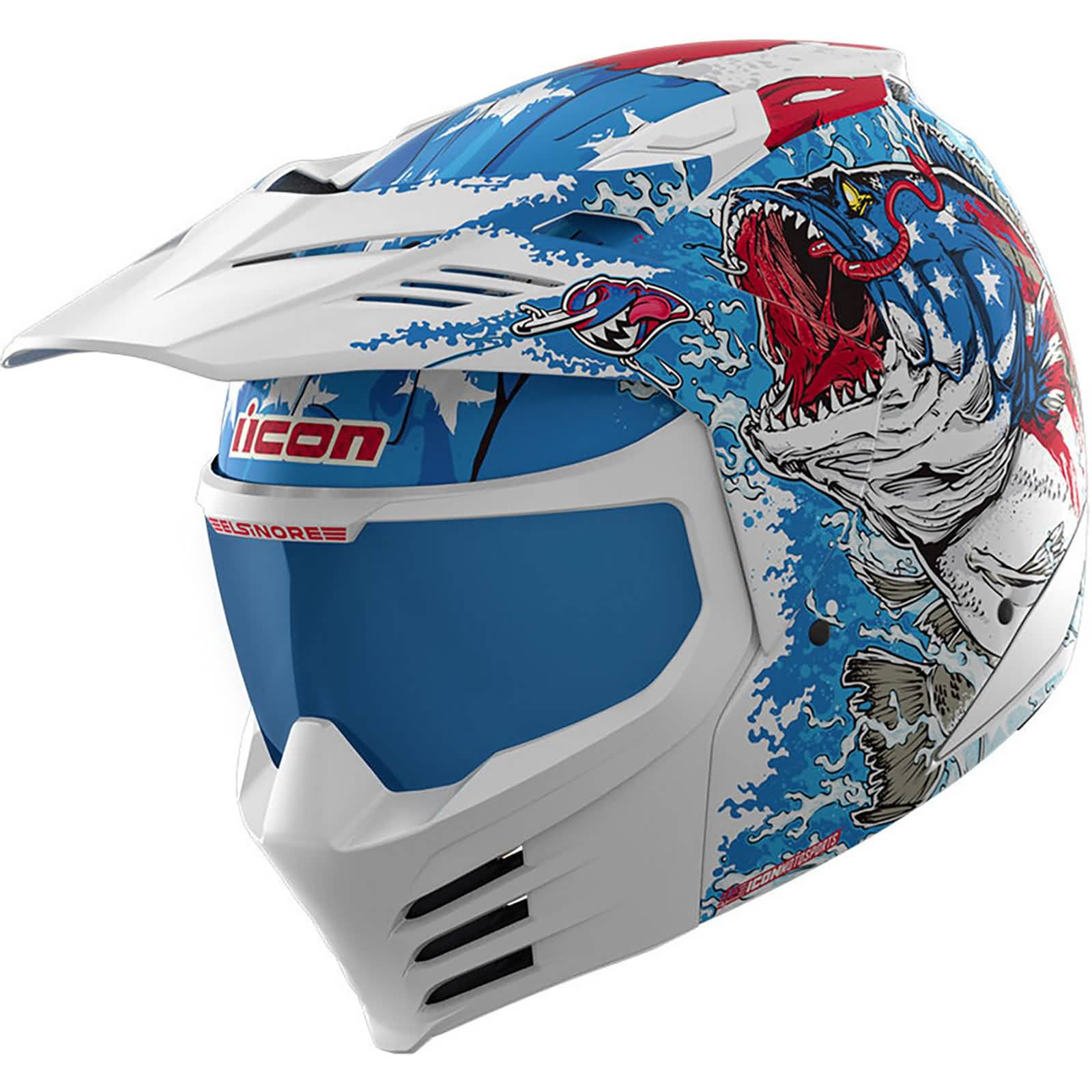 Icon Elsinore American Basstard Adult Street Helmets-0104