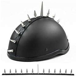 Helmets Inc. Tall Middle Metal Spike Strip Mohawk Helmet Accessories (NEW - FLASH SALE)