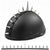 Helmets Inc. Tall Middle Metal Spike Strip Mohawk Helmet Accessories ...