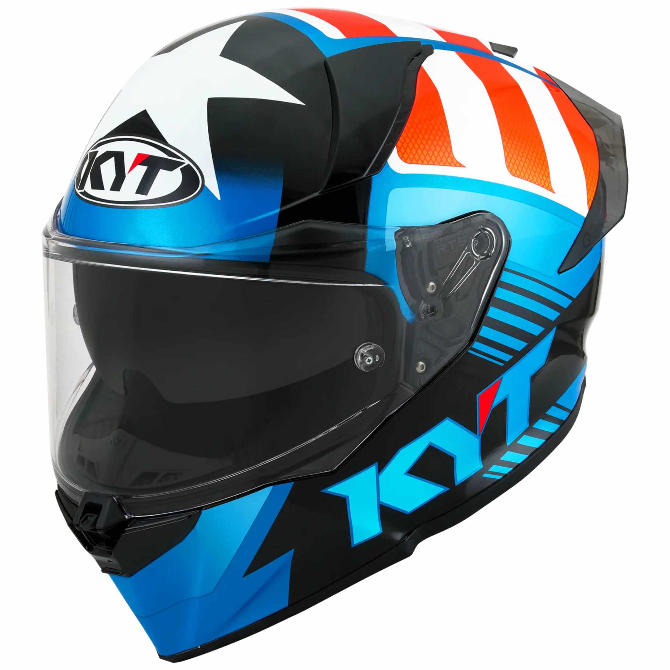 KYT R2R Graphic Straight Adult Street Helmets-Y6R20014.2