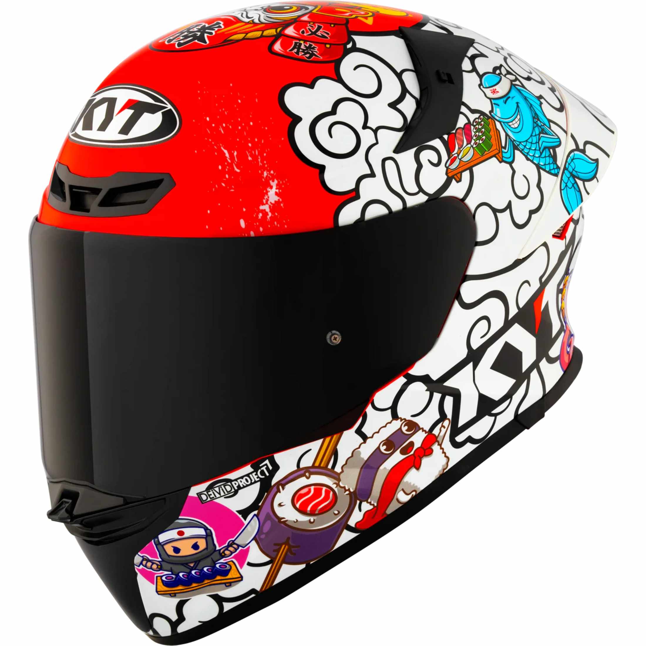 KYT TT-REVO Special Editions Sushi Time Adult Street Helmets-YTTR0042.2
