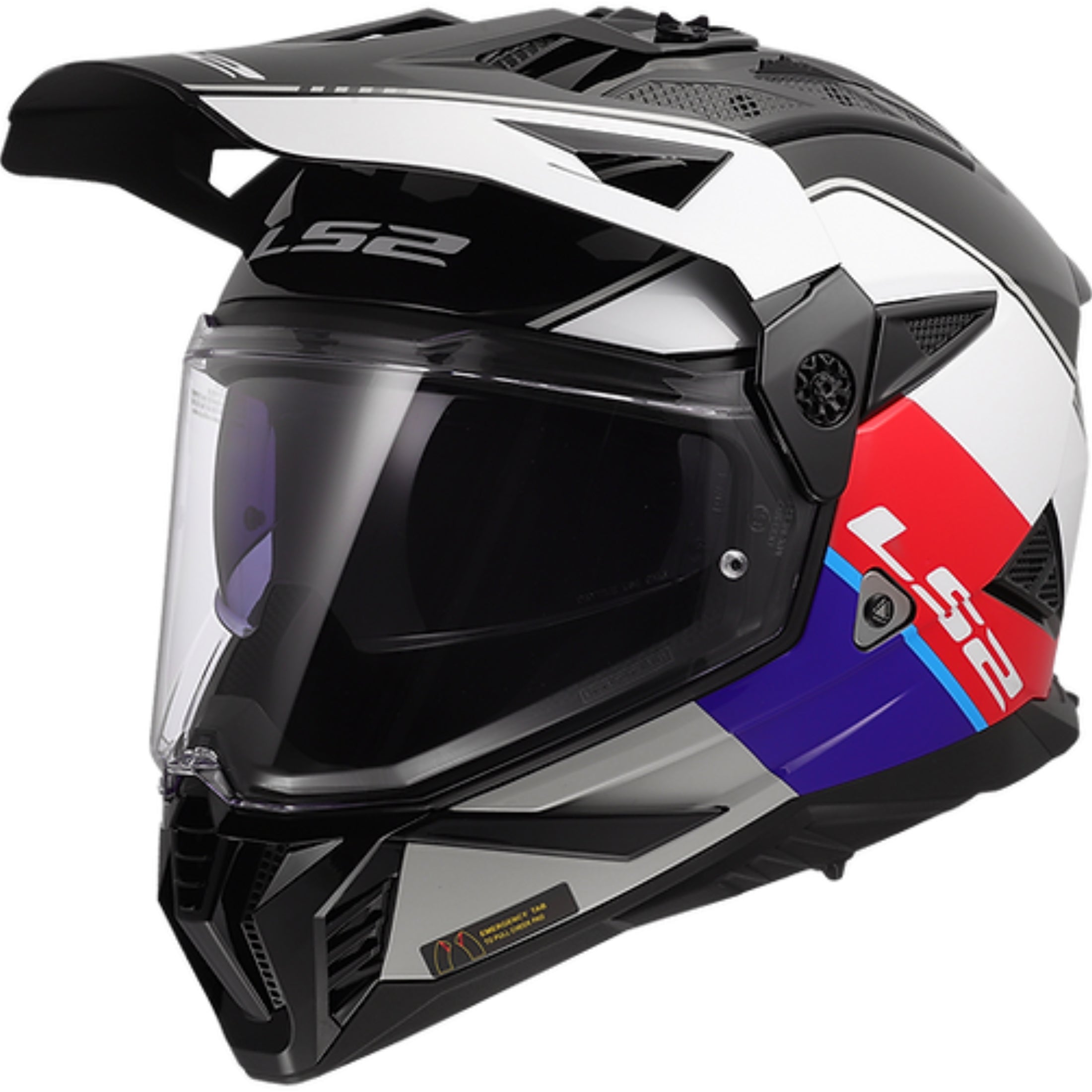 blue ls2 helmets LS2 Blaze II Rally Adventure Adult Off-Road Helmets – Motorhelmets.com