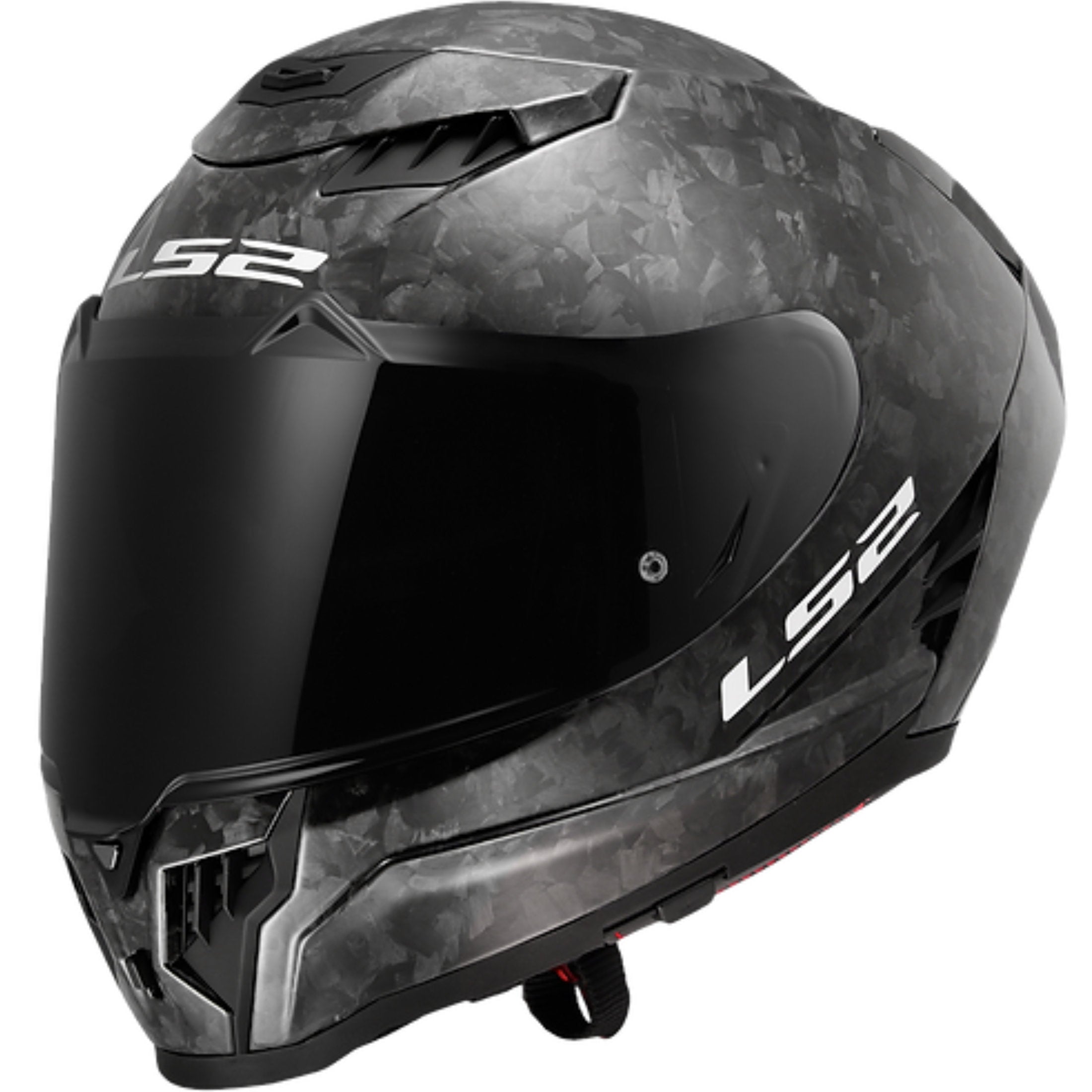 LS2 Dragon Carbon Forged Helmet Gloss Black / 2XL